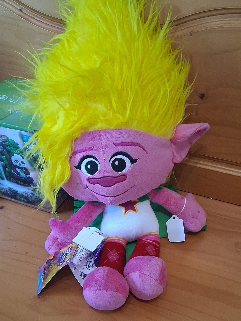 DreamWorks Poppy Plush - Pink Body with Yellow Hair